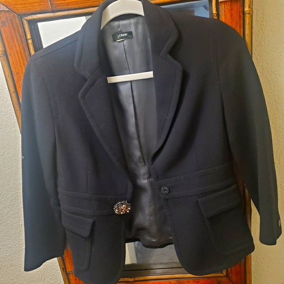 J. Crew Black Women's Blazer size 0 - Picture 2 of 12
